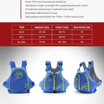 Adult Kids Kayak Life Jackets Approved EN ISO 12402-5 Certified Buoyancy Aids Youth Safety Fishing Vest 4