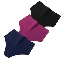 Women's High - Waist Seamless Lingerie Set - Fashionable Breathable Briefs, Cozy Fit, 3 - Pack - S (Set 1)