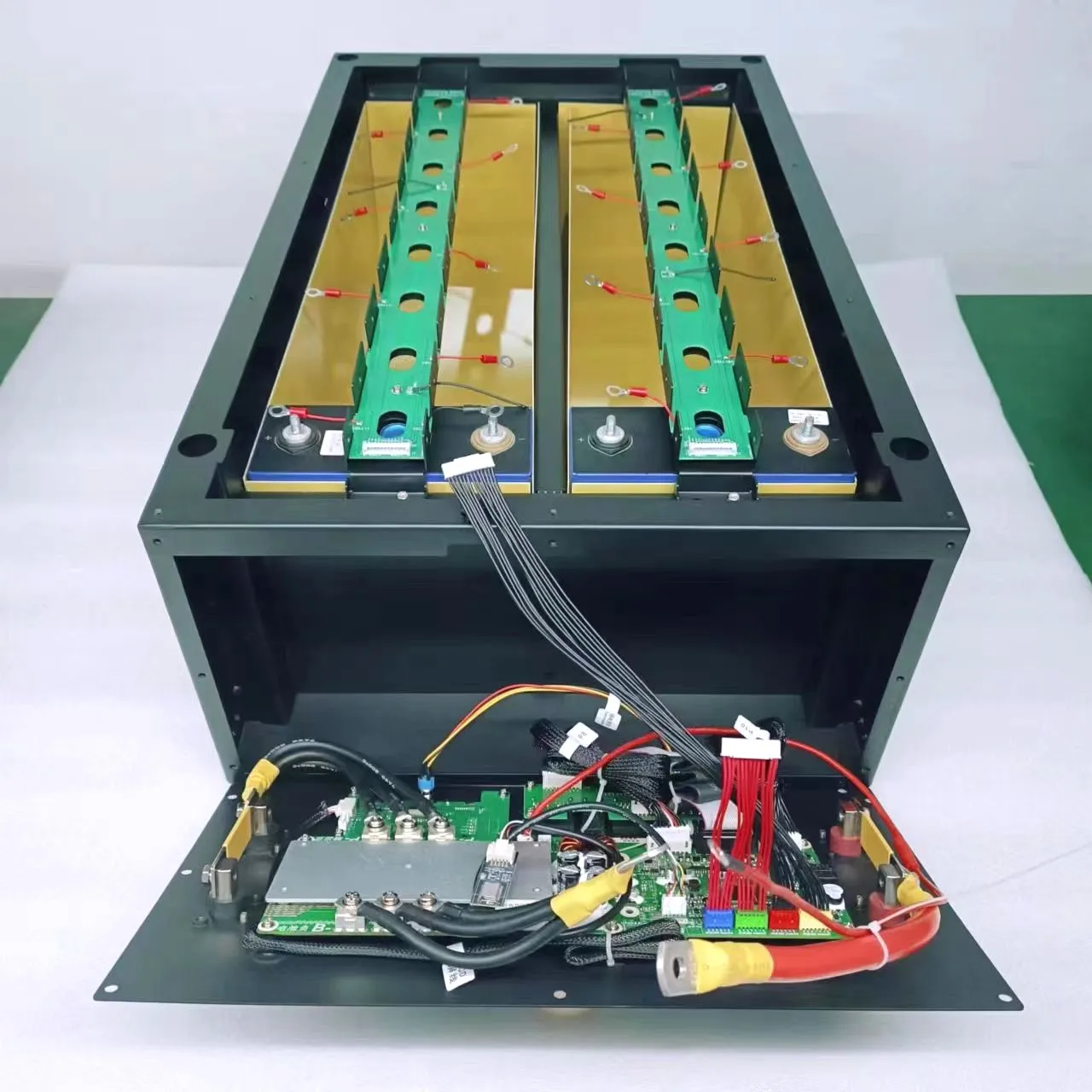 JBD BMS 파워 박스, LiFePO4 배터리 케이스, EVE CATL 280 302AH 용 DIY 키트, 스택형 태양 에너지 저장 장치, 16S, 51.2V