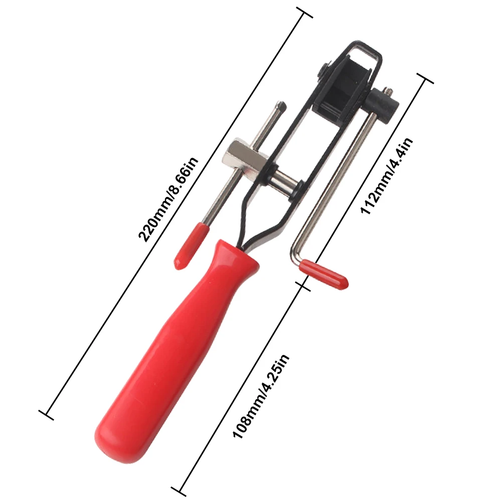 Cv boot clamp clamp pliers Small/Large CV Boot Clamps Adjustable CV Joint Crimp Clamp Plier Steel Rubber Ear Clamps Pliers Half Axle Guide Belt Repair
