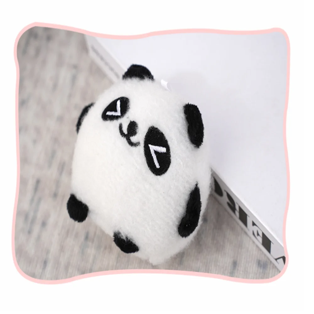 Panda Plush Stuffed Toy 10PCS 7CM 10CM 12CM Keychain Ring Pendant Little Doll