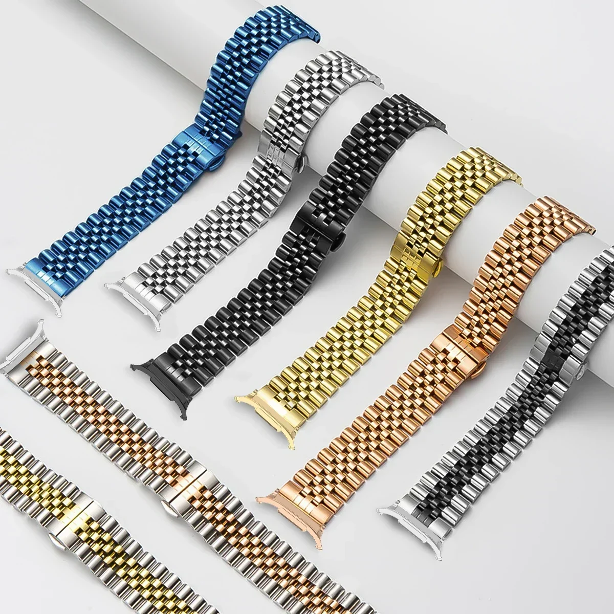 Stainless Steel Metal Watch Strap - Premium Wristband Replacement