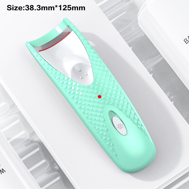Portable Pen Style Electric Heated Eyelash Curler Makeup Eye Lashes Long Lasting EyeLash Curler Heat For Women Cosmetics