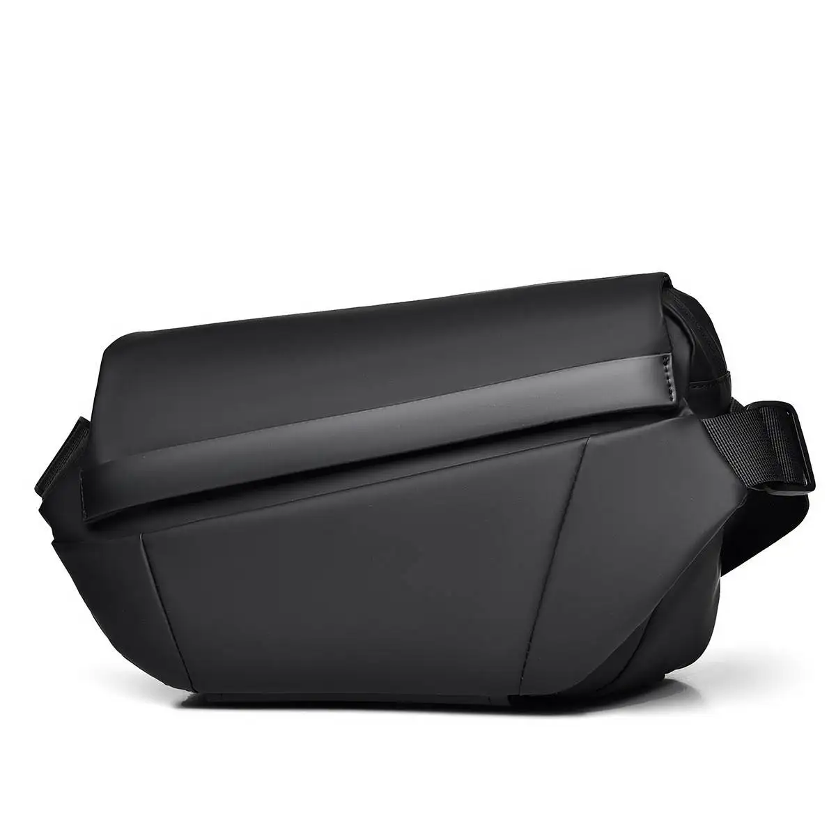 Trendy Commuter Men's Crossbody Bag Bicycle Function Workwear Bag Stylish Mailman Chest Bag Casual Single Shoulder Bag