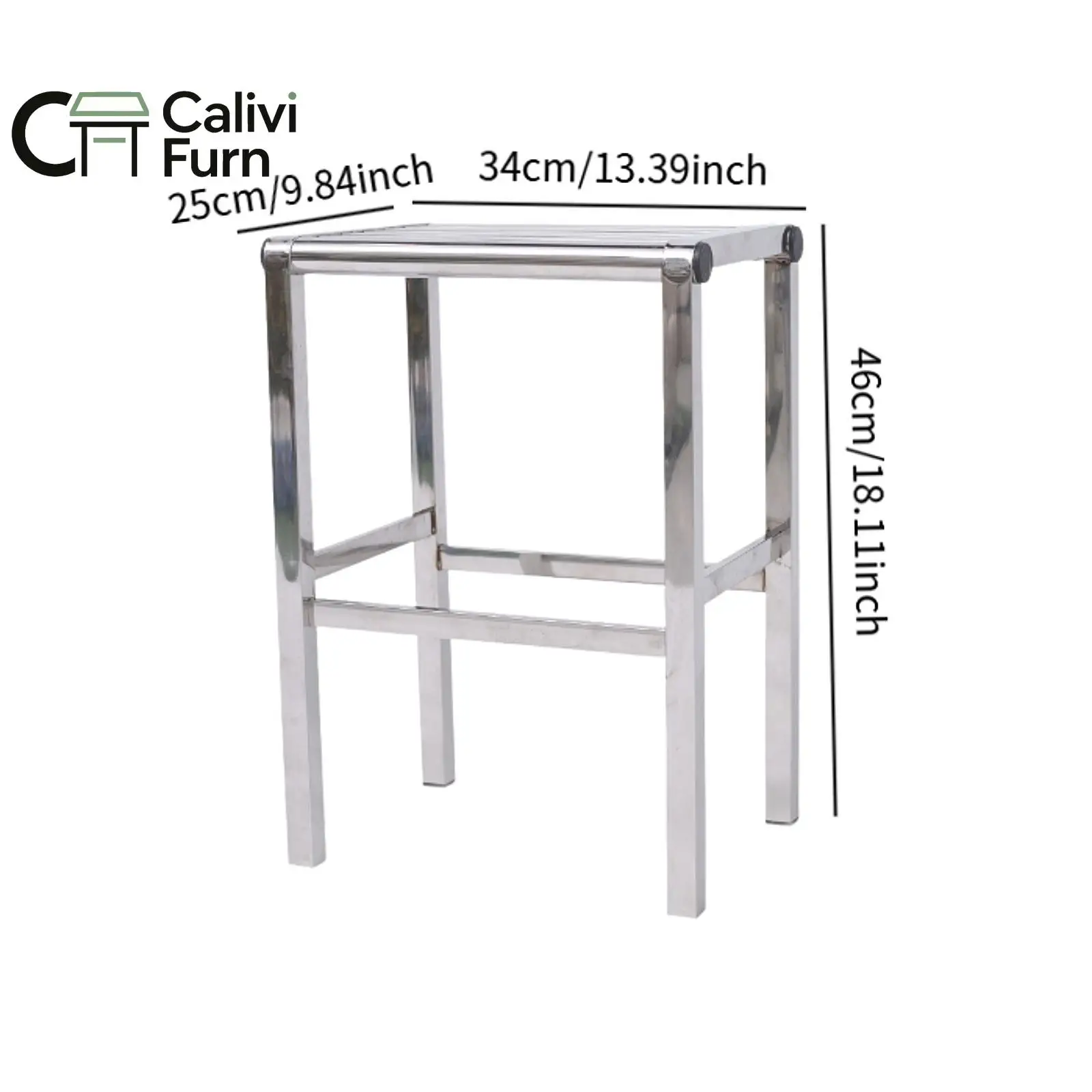Tabouret de douche robuste et étanche, siège de spa, marchepied en acier inoxydable, chaise de soutien, banc de salle de bain pour cuisine, toilettes, soins aux personnes âgées