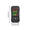 Electric Field Intensity Tester Magnetic-field Intensity Test Meter Electromagnetic Radiation Detector RF Strength EMF Meter 6