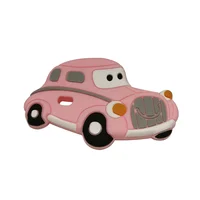 1pc Rodent Teether Toy For Baby Silicone Teether Teething Toys Cartoon Car Food Grade Silicone Teether For Teeth Infant Tiny Rod 2