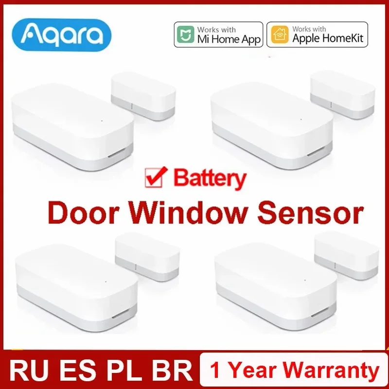 Aqara Door Window Sensor Zigbee Wireless Connection Smart Mini Door Sensor Work With APP HomeKit Mi Home For Xiaomi Smart Home