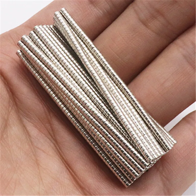10 to 1000 PCS D2 x 1mm Round Magnet 2x1 Super Strong Magnets NdFeB Powerful Magnet
