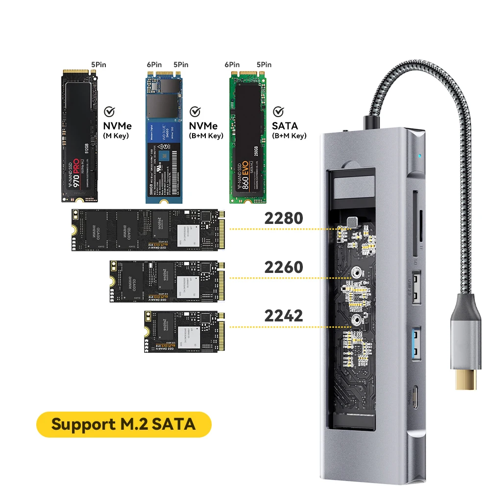 usb hub with disk storage airies usb en avec stockage sur disque adaptateur compatible usb vers ordinateur station pour macbook pro air dallas
