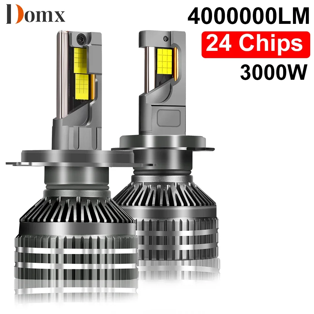 Domx Real High Power LED Car Headlights H7 H4 CANBUS Bulb H1 H11 HB3 9005 HB4 9006 3000W Lamp 3 Copper Tube Lights led car lights led lights led bulbs led headlights led car headlights car headlamps for Auto