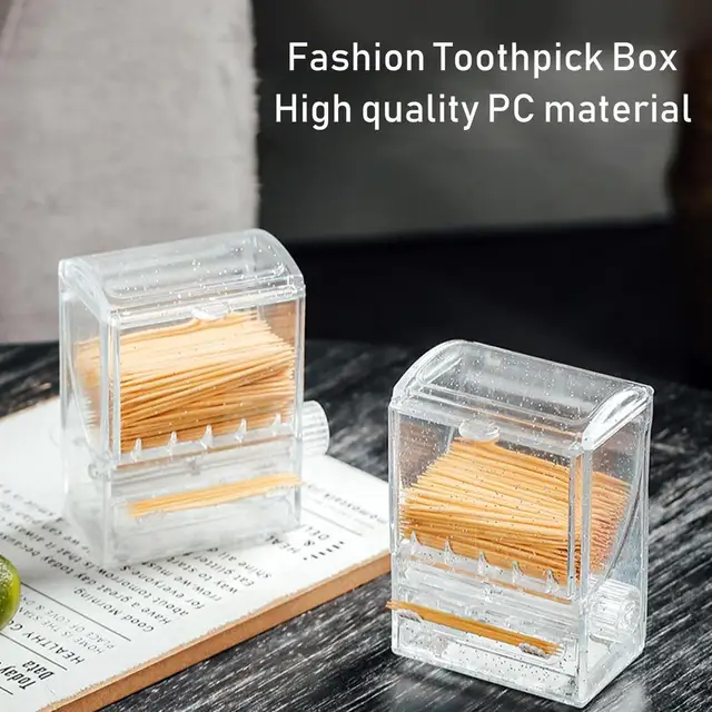 SHO Distributeur De Cure-dents Porte-cure-dents épaissi Distributeur Automatique De Cure-dents