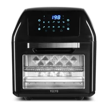 

Air Fryer Toaster Oven, 12.7 Litre , Deluxe Accessory Kit, Recipes, BPA-Free, Auto Shutoff, Black