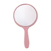 1PC Handheld Makeup Mirror Round Makeup Vanity Mirror with Handle Hand  Compact Mirror Cosmetic for Women 5