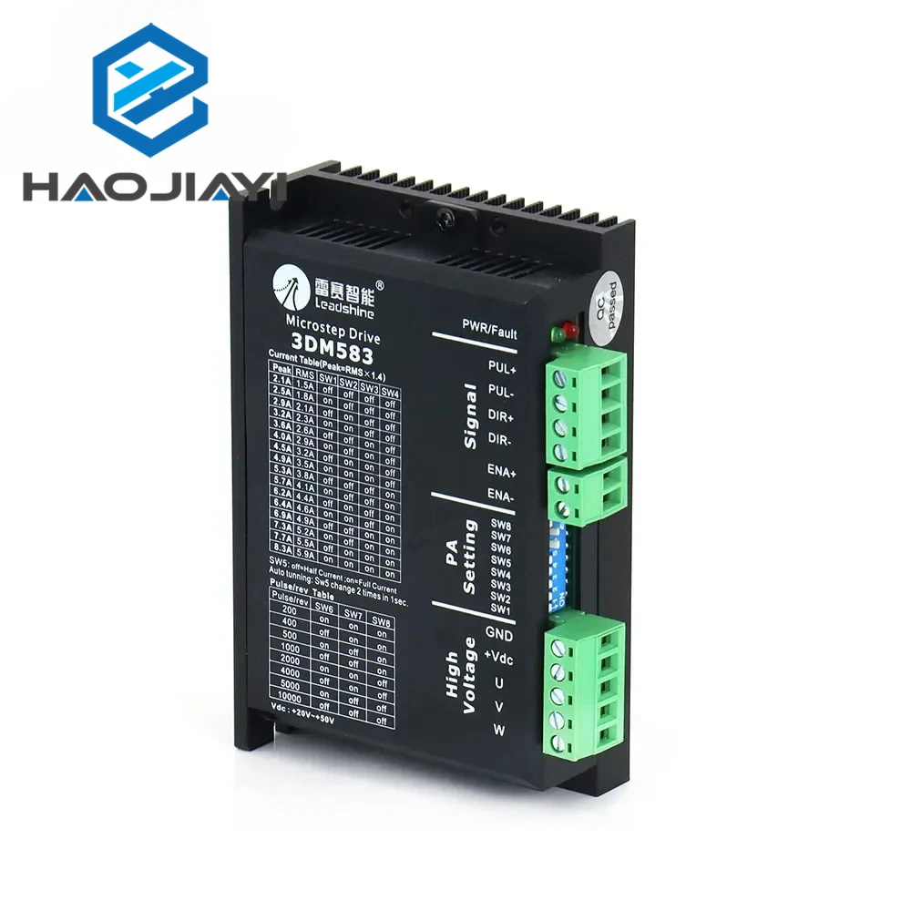 Leadshine 3DM583 스테퍼 드라이버 3상 20-50VDC 2.1-8.3A CO2..