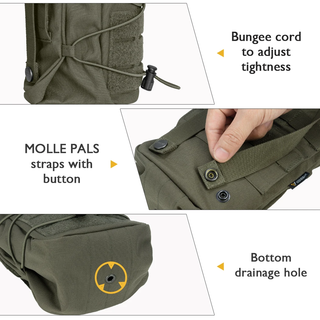 Tactical GP Pouch IDOGEAR General Purpose Utility Pouch MOLLE Sundries Recycling Bag Outdoor Gear 3574 tactical bag,utility bag
