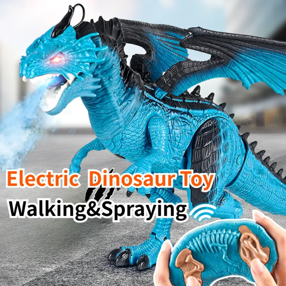 恐竜のおもちゃ,ジュラシック,リモコン,LEDアイ,電動ウォーキング