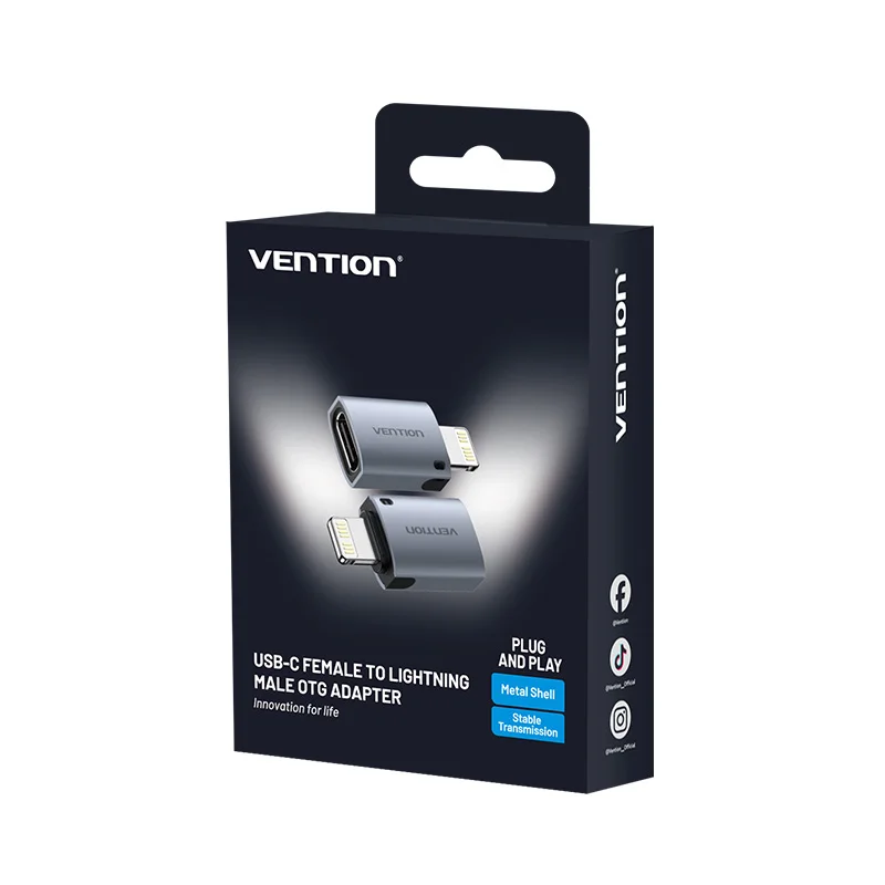 Vention USB-C to Lightning OTG Adapter Converter