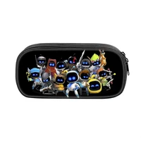 Astro Pencil Case Bot Cartoon Robert Pen Bag Kids Big Capacity Students School Cosmetic Pencilcases 1