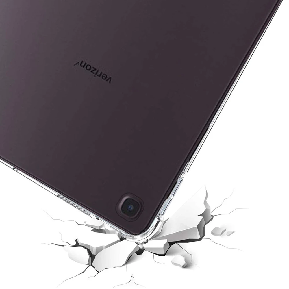 Tablet-Hülle für Samsung Galaxy Tab A 8.4 SM-T307U 2020, stoßfeste weiche Silikonhülle, transparente Rückseite_voghion.com