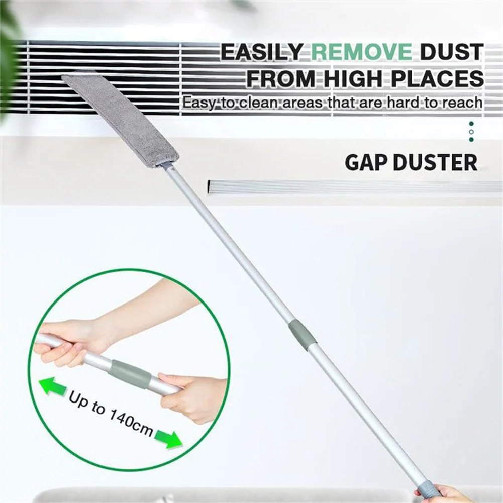 

Retractable Gap Dust Cleaning Artifact Long Crevice Dust Brush Telescopic Microfiber Dust Mites Cleaning Tools Artifact Cleaner