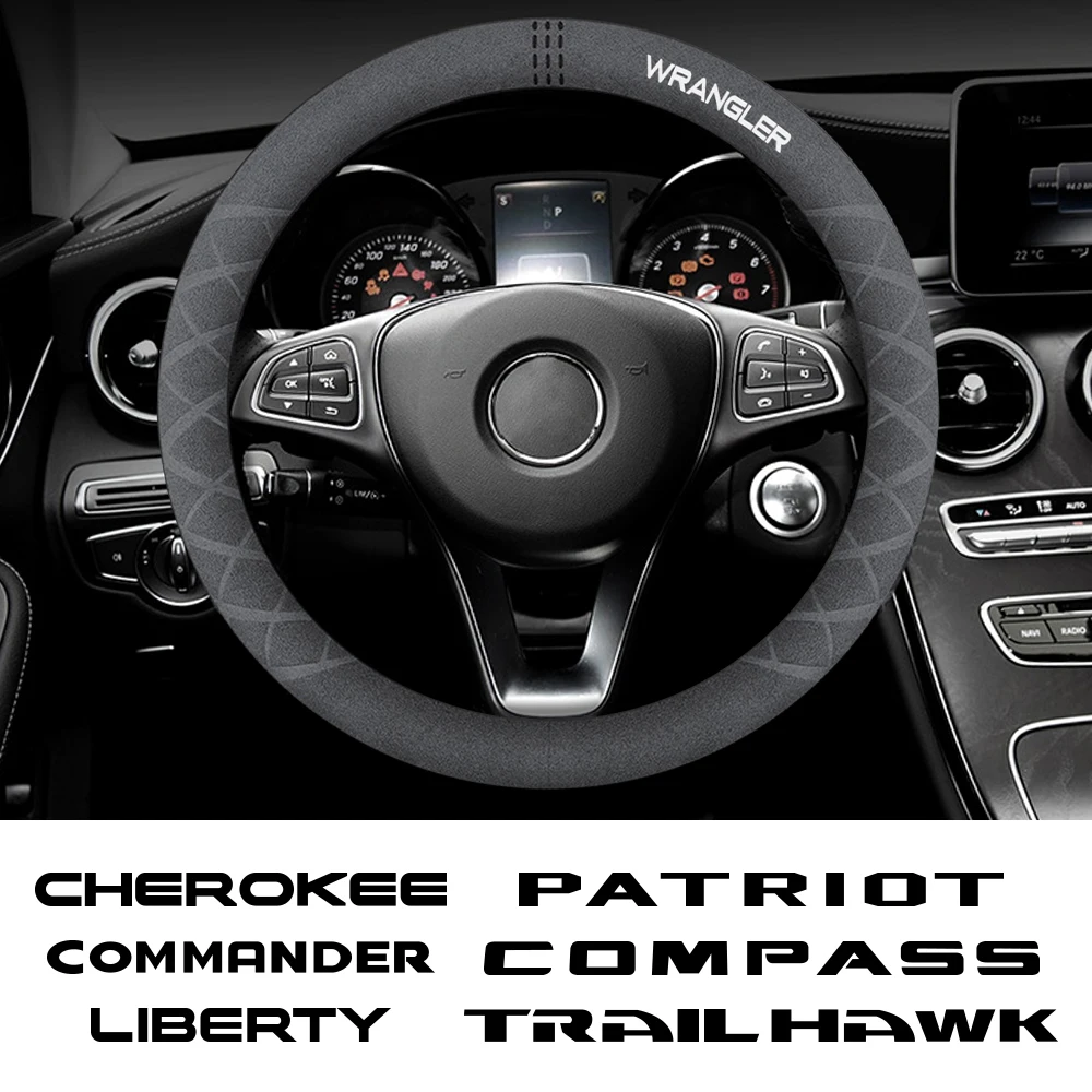 Car Steering Wheel Cover Accessories For Jeep RENEGADE WRANGLER