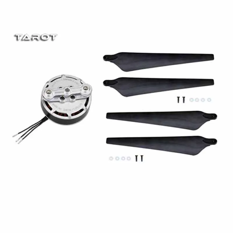 

Tarot 6012/132KV Brushless Motor with Propeller 2170 High Efficient Folding Prop Set TL3009 Martin Series Long Endurance