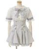 Japanese Mine Mass-Produced Short-Sleeve Shirt Dress Shorts Set Women Sweet Liz Doll Collar Bow Shirt Dress Two-Piece Suit 4