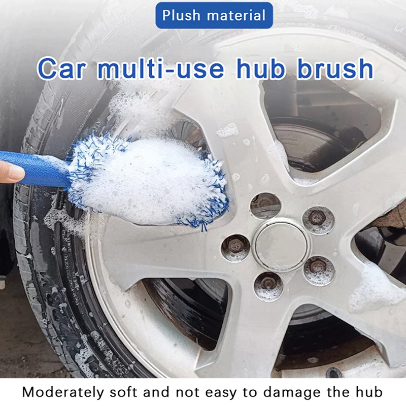 

Car Wash Brush Microfiber Tire Scrubber Wheel Rim Brush Trunk Motorcycle Dust Remover Detailing Clean Tool Car Cleaning Tools