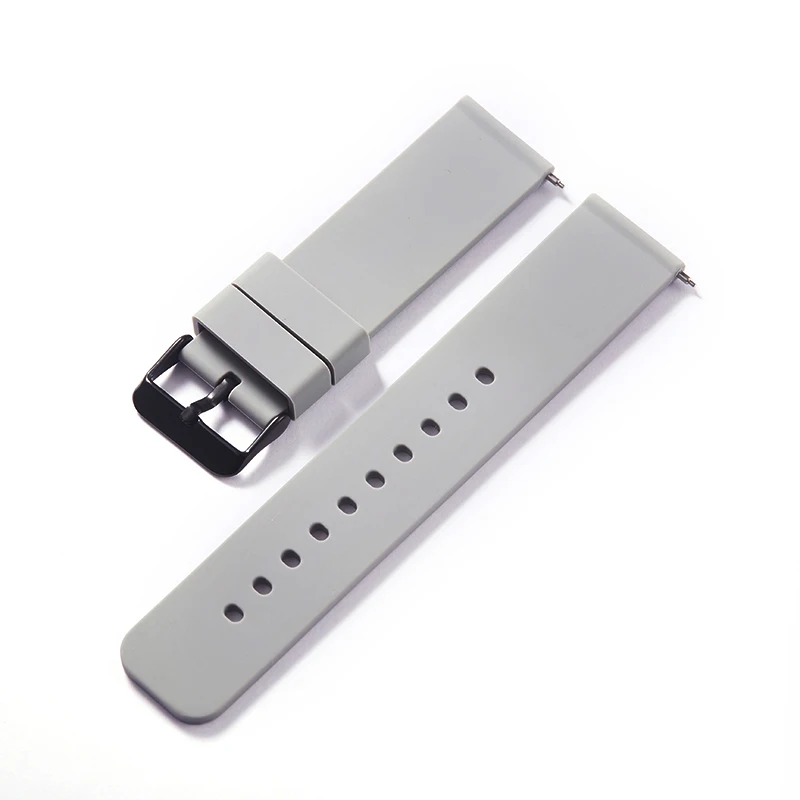 Waterproof Silicone Quick Release Watch Band - Soft Rubber Strap Bracelet