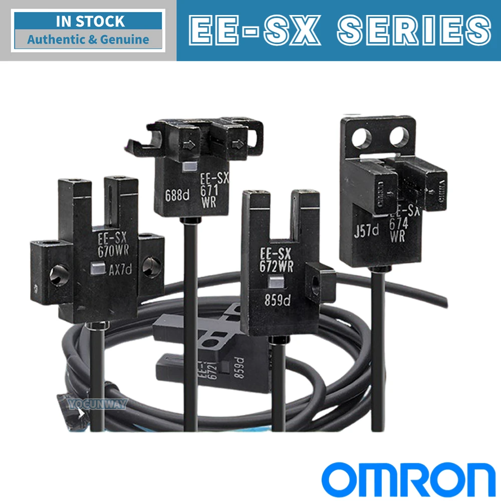 

New Authentic Original OMRON Photoelectric Switch Sensor EE-SX670-WR SX671 SX672 SX674 EE-SX670P SX671P SX672P SX674P 1Meter