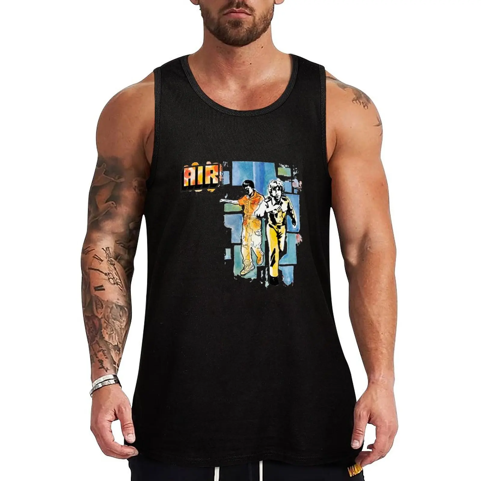 

Moon Safari Tank Top Men's cotton t-shirt Vest male