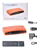 Приемник спутникового телевидения Freesat V7X DVB-S2X/S2/S Full HD 1080P H.265 Приставка Цифровой приемник — изображение 6