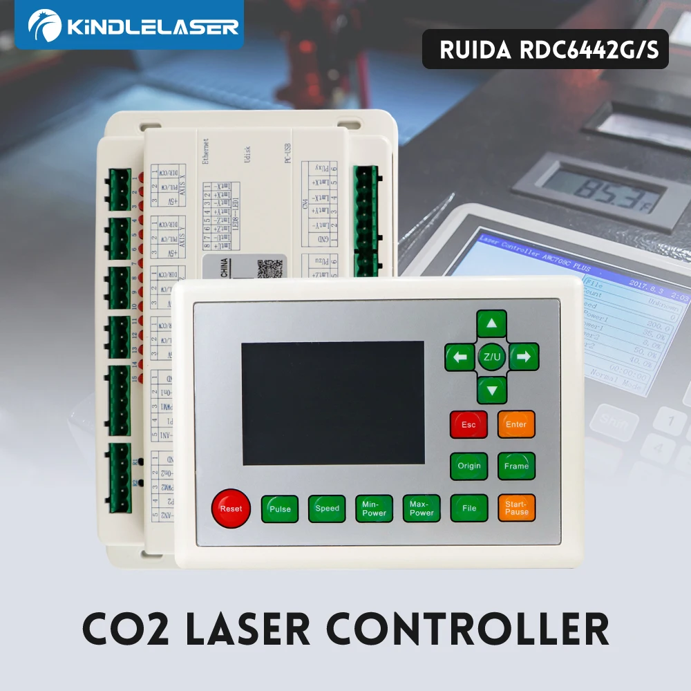 Лазерный контроллер Kindlelaser Ruida RDC6442G RDC6442S Co2 DSP для лазерной лампы дневного света 6442 6442G 6442S