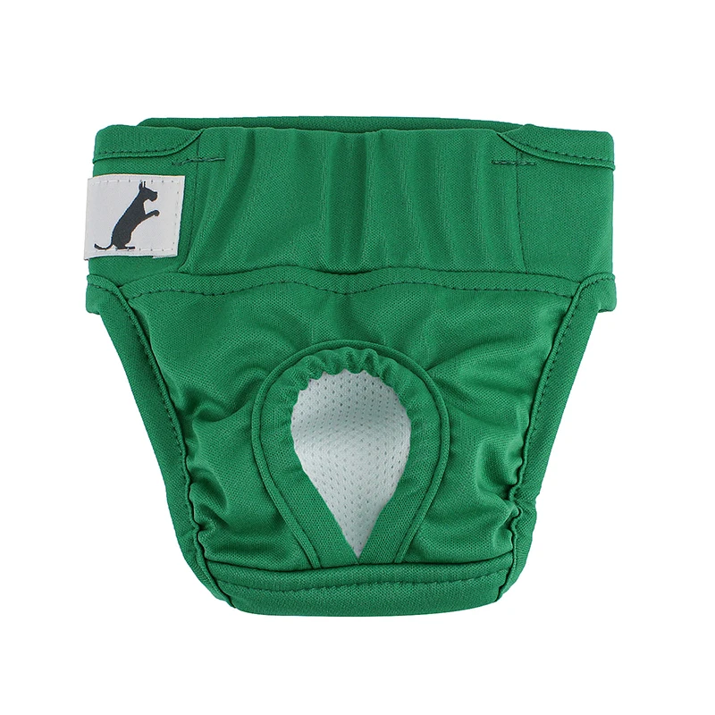 Dog Diapers Pet Dog Physiological Hygiene Pants Thickened Waterproof Dog Diaper Comfortable Leak-proof Washable Reusable Pet Urinal Pads