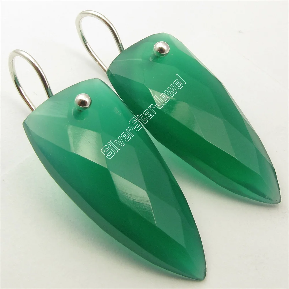 Many Color Classic Full Semi-precious Stone  Earrings 1.5