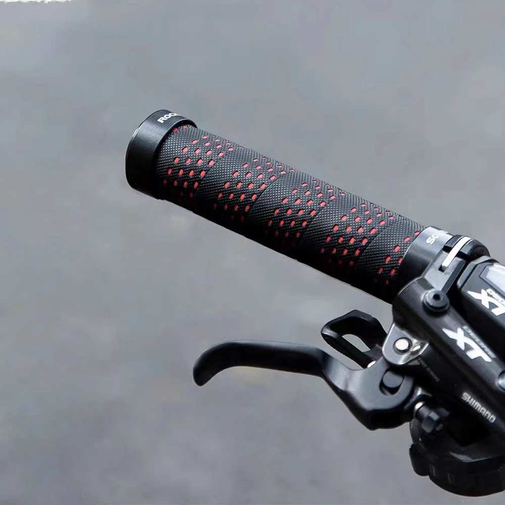 ROCKBROS Bicycle Handlebar Cover Mountain Bike Handlebar Anti Slip Lock Cycling Cover PU Grip Accessor For bicycle handlebar grips,bicycle accessories,bike handlebar grips,bike handle grips