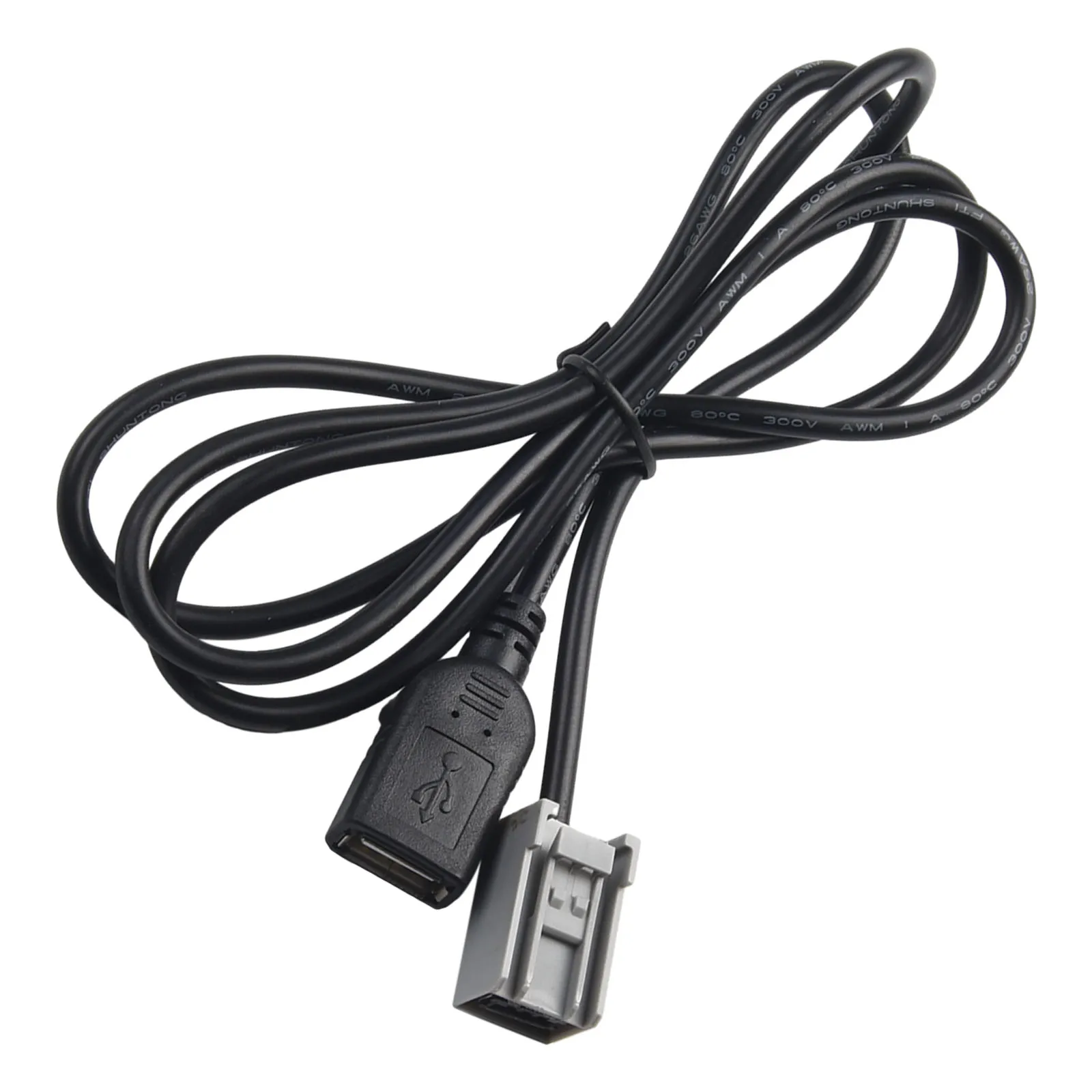 

New Cable Female Cable AUX Adapter Port Black Charges The Device Female Cable Fit 2008 Onwards For Honda/Civic