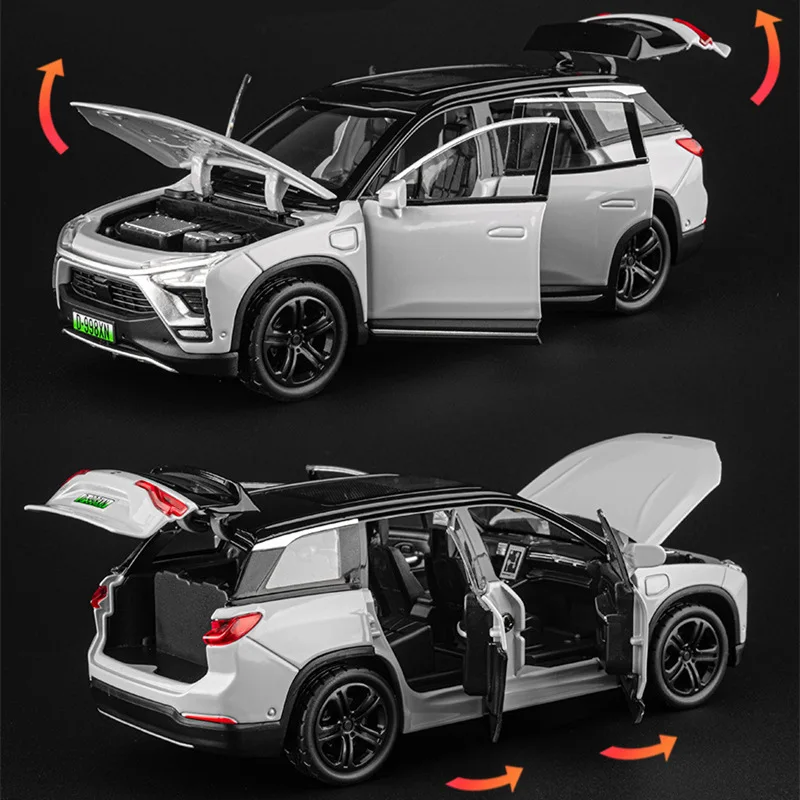 NIO モデルカー 1:32 NIO ES8 SUV Alloy Electric Vehicles Model Diecasts