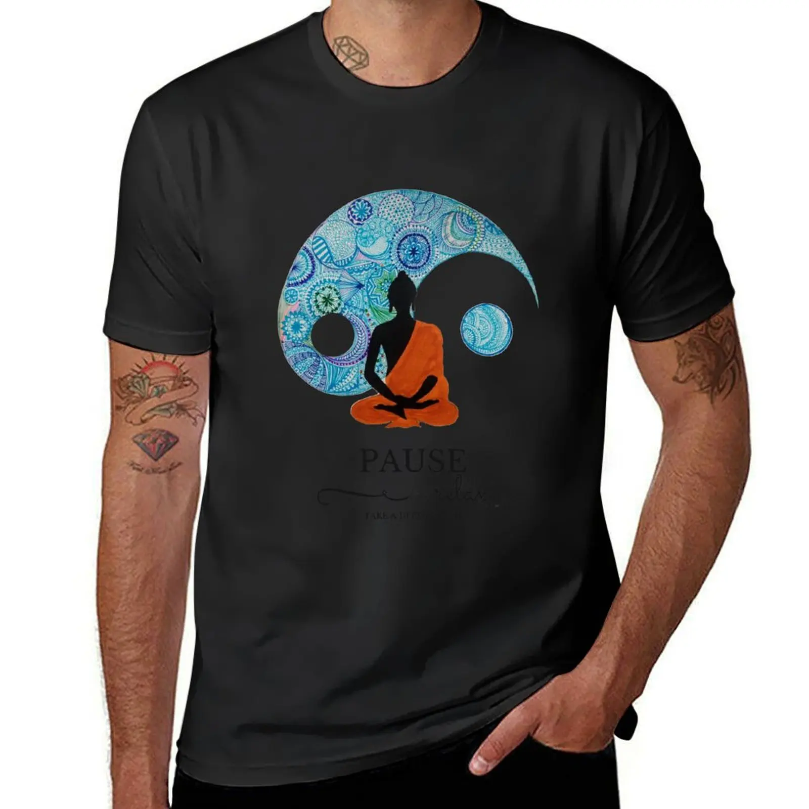 Buddha T-Shirt quick drying sublime animal prinfor boys oversized t shirts for men