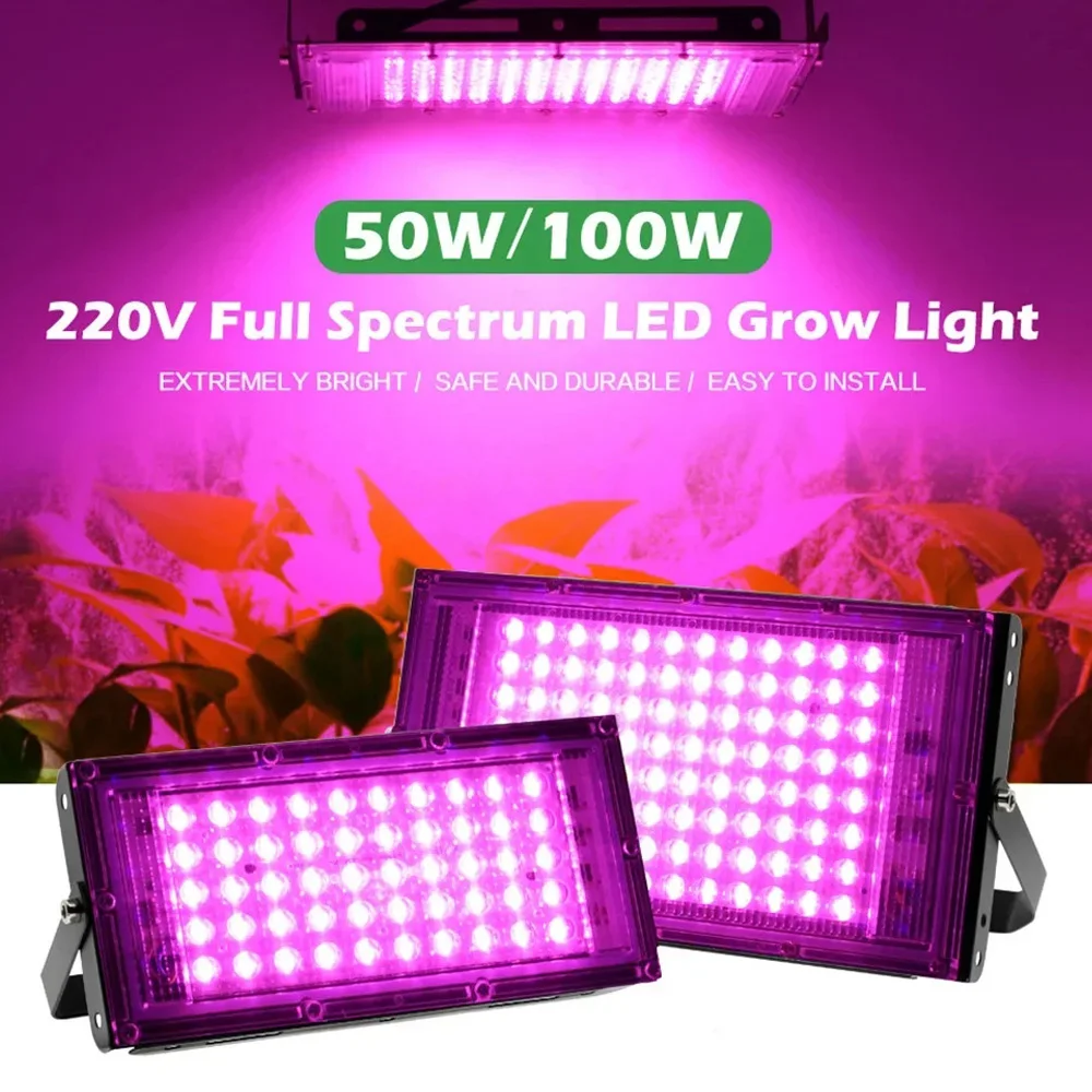 Led Grow Light Full Spectrum Plant Growth Light Phyto Lamp Per Serra Hydroponic Indoor Plants Flower Seed Growth Lighting