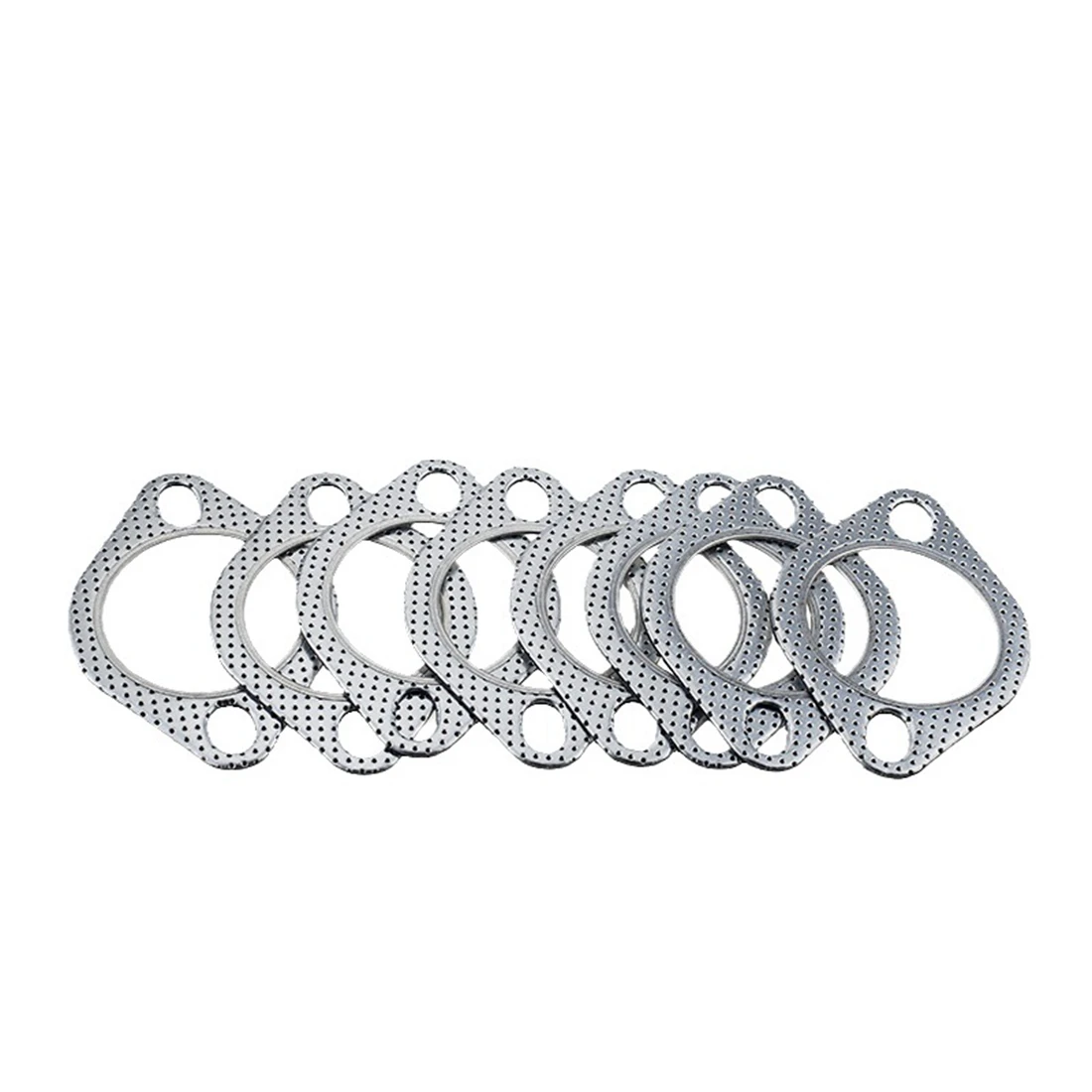 1/5pcs Car Exhaust Downpipe Flange Gasket 51/55/60/63/70/76mm Exhaust Pipe Intake Tube Gasket 2.0/2.16/2.36/2.5/2.75/3.0 inch