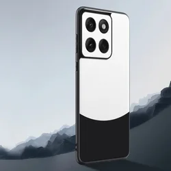 Luxury Leather Back Phone Case - Stylish and Durable Silicone Back Cover for Moto edge 70 (Panda)