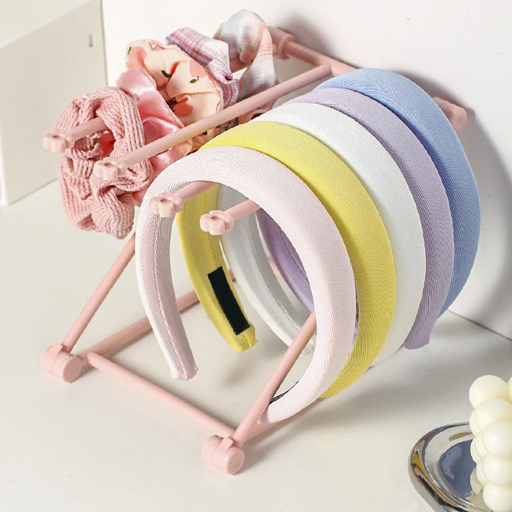 Hair Ribbon Headband Holder Stand Display Rack Bands Ring Headwear Organizer Storage Student