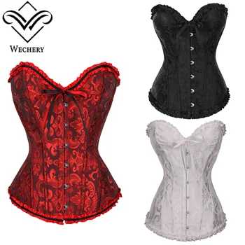 Corpetto taglie forti Corsetto Victoria Top senza maniche Bustier vintage Torso lungo Donna Corsetto sexy Steampunk gotico da XS a 6XL
