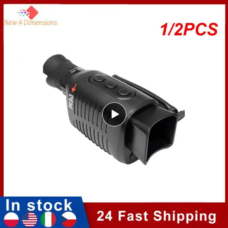 

1/2PCS Rechargable Battery 1080p High Definition Infrared Night Vision Telescope Night Vision Camera Outdoor Hunting