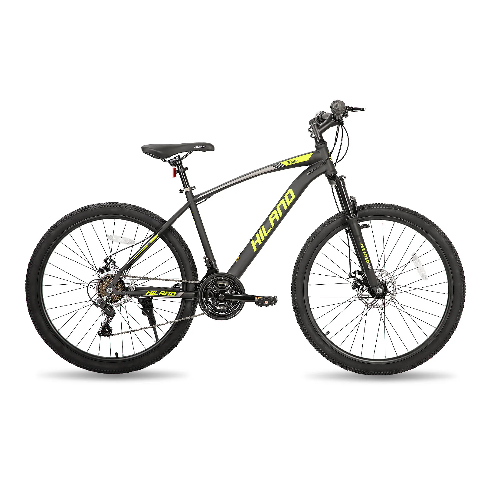 HILAND Mountain Bike For Adults - 24" Or 26" Options, 18-Speed, High-Carbon Steel Frame - Perfect For Men & Women Riders!