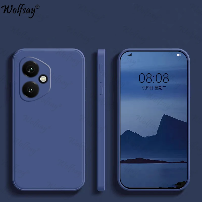 Premium Shockproof Silicone Phone Case - Soft, Original Liquid Design