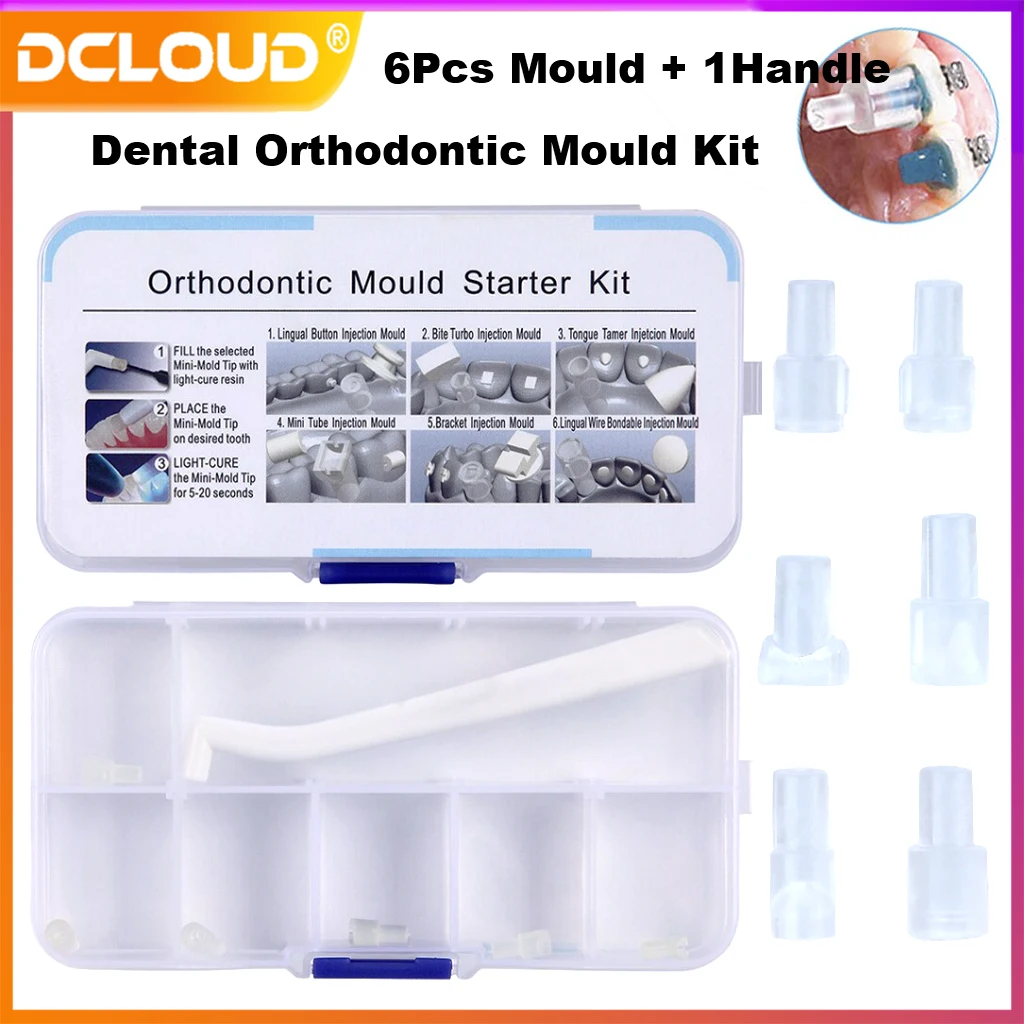 1Set Dental Orthodontic Mould Starter Kit Mini Mold Injection Bracket
