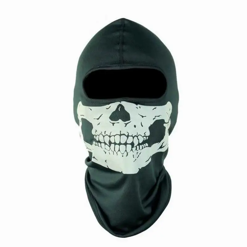 Fantasma crânio facial máscara crânio Punisher exterminador Reaper  Balaclava Tactical máscara Halloween Costume de treinamento de esqui 2.0 -  AliExpress